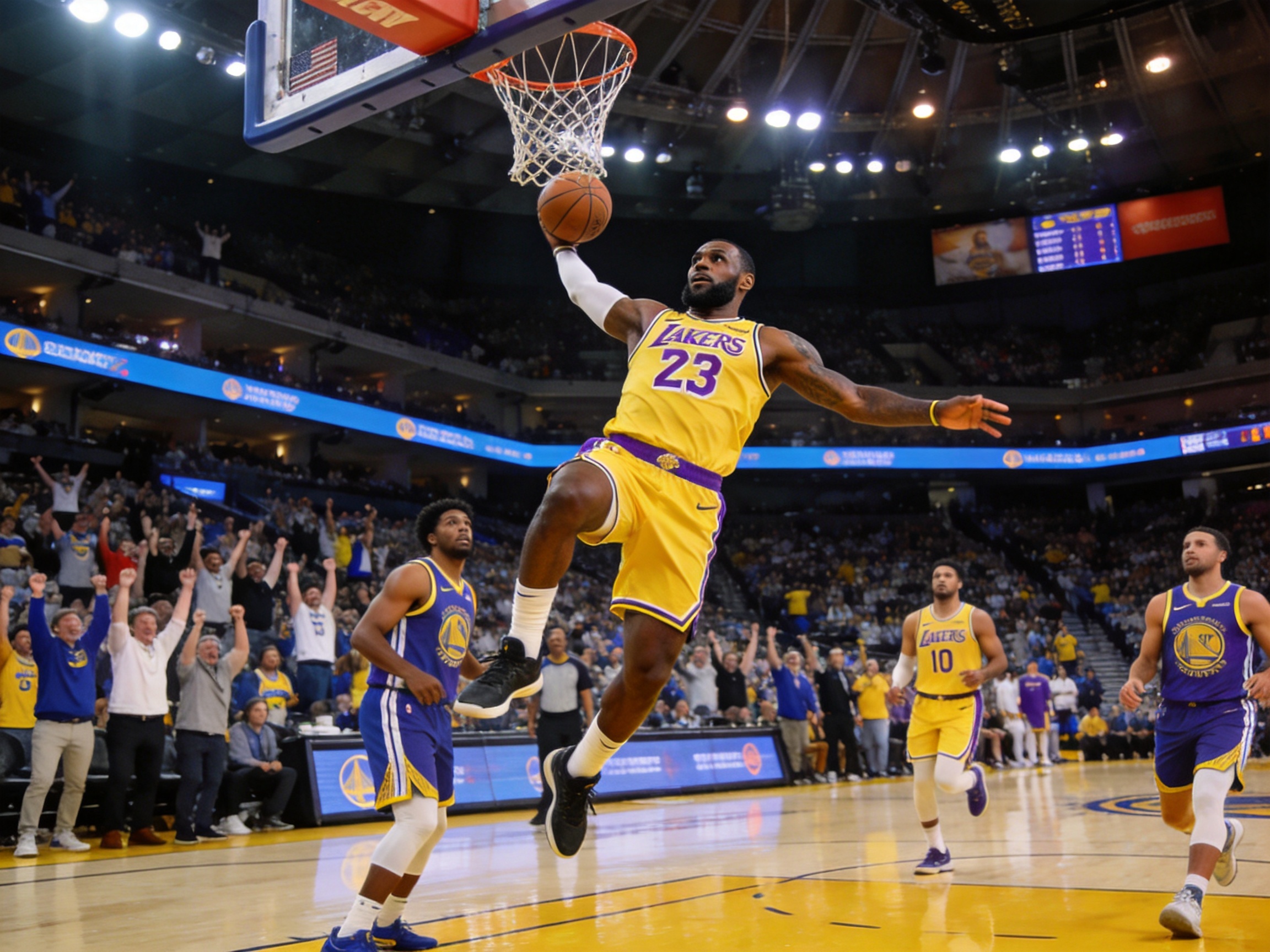 NBA季后赛湖人勇士